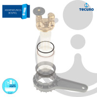 tecuro O-Ring 60 x 54 x 3 mm, für Heizölfiltertasse von 3/8 Zoll oder 1/2 Zoll -Filtern