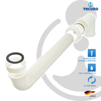 tecuro Raumschaffer-Verlängerung für Ablaufgarnitur von Waschtisch