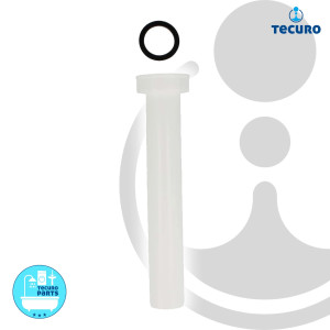 tecuro Verstellrohr Tauchrohr Verlängerung 200 mm für Geruchsverschluss