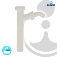tecuro Verstellrohr Tauchrohr mit Geräteanschluss - 200 mm, für Geruchsverschluss