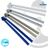 tecuro Handtuchhalter 2-teilig - in verschiedenen Farben - 380 mm