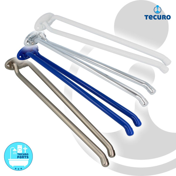tecuro Handtuchhalter 2-teilig - in verschiedenen Farben - 400 mm