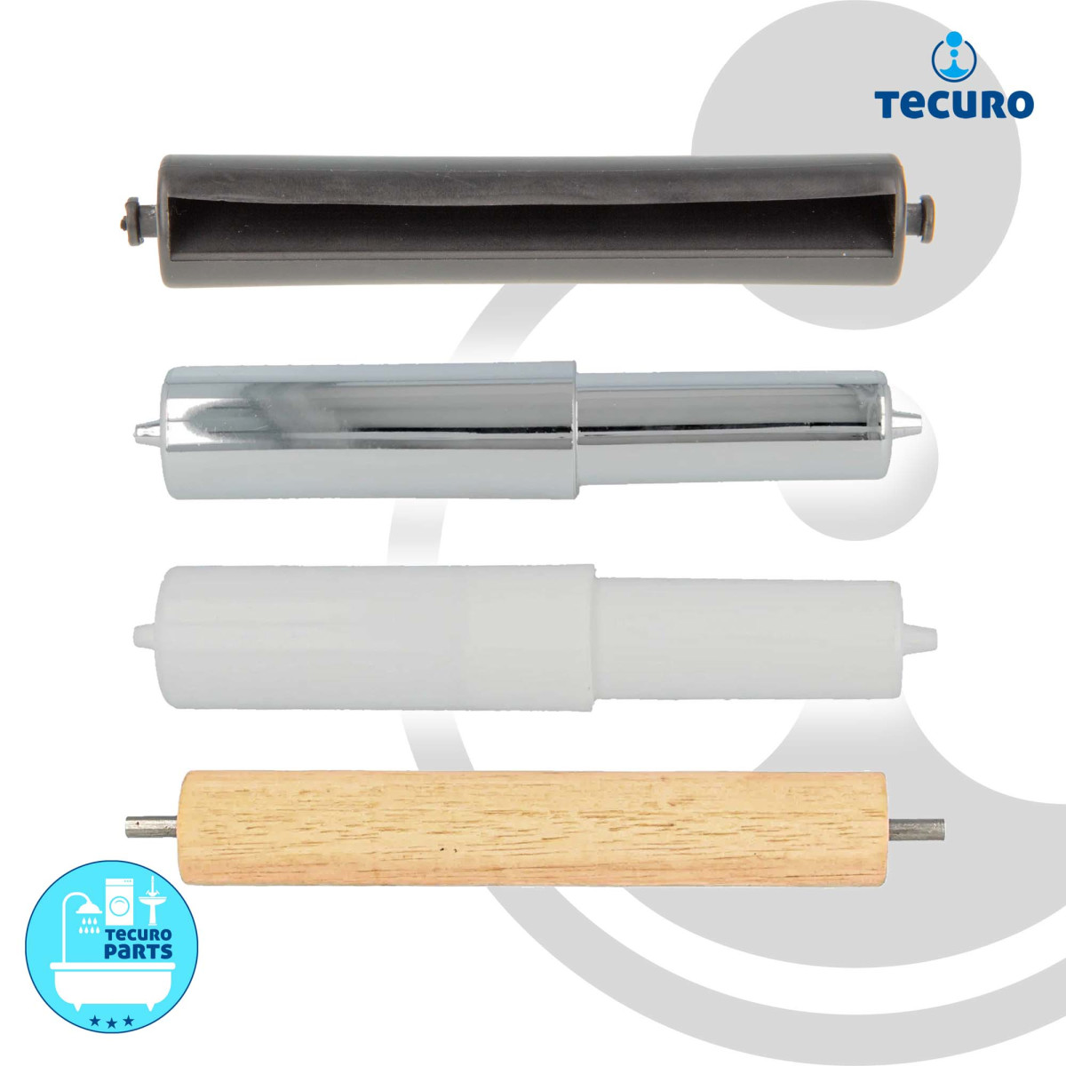 tecuro Ersatzrolle für WC-Papierhalter mit 118 mm Rollenbreite - vers, 1,85  €