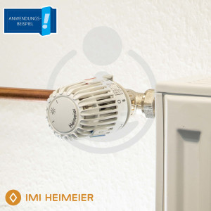 Heimeier Thermostat-Ventilunterteil V-exact II, Durchgangsform, DN 10