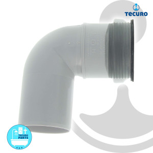 tecuro Siphon-Gummimanschette für Abflussrohr Außen Ø 50 mm x Innen Ø 30 - 32 mm