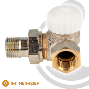 Heimeier Thermostat-Ventilunterteil V-exact II, Winkelkeck rechts, DN 15
