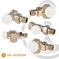 Heimeier Thermostat-Ventilunterteile V-exact II, verschiedene Bauformen