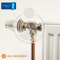 Heimeier Thermostatkopf K mit eingebautem Fühler weiß - 6000-00.500