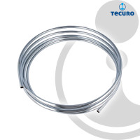 tecuro Kupferrohr, weich, Ø 10 mm - Ring mit 5,00 m, glanzverchromt