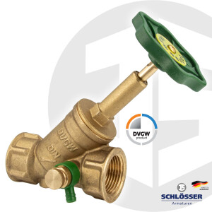 JS Freistromventil Rp 1 1/4 Zoll (DN 32) DVGW mit...