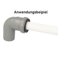 Sickennippel für HT-Muffenanschluss DN 40 x DN 32