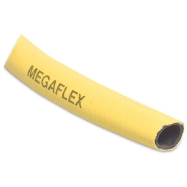 Megaflex PVC-Wasserschlauch 3/4 Zoll (innen-Ø 19 mm) x 25 m Länge, max. 8 bar, gelb