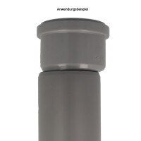 Plus Universal Steckmuffe mit Lippendichtung - DN 110/110, Kunststoff