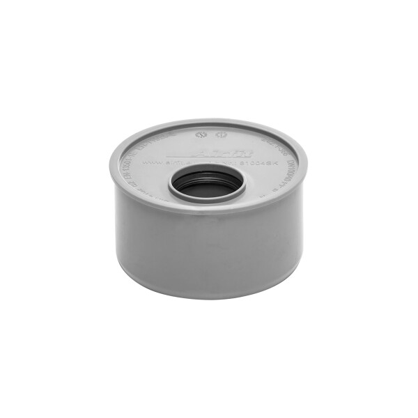 Abwasser-Innen-Reduzierstück DN 110 x 40, superkurz, für HT-Rohr