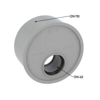 Abwasser-Innen-Reduzierstück DN 110 x 40, superkurz, für HT-Rohr