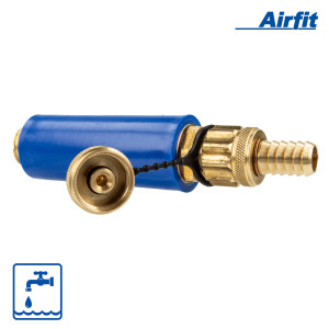Airfit Baustopfenventil mit Wasserentnahme 1/2 Zoll x 80 mm, 15800RV