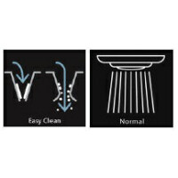 B-WARE: tecuro AIR-Regenbrause Kopfbrause Ø 230 mm -mit Antikalkdüsen - chrom