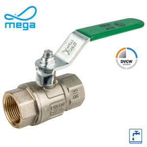 MEGA Trinkwasser-Kugelhahn Typ 135 - IG x IG - 3/4 Zoll (DN 20) Stahlhebel lang, PN 50