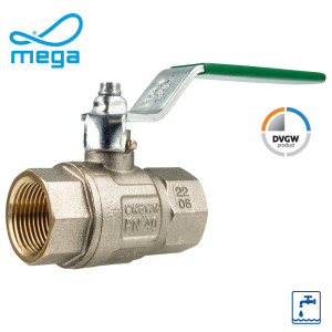 MEGA Trinkwasser-Kugelhahn Typ 135 - IG x IG - 3/4 Zoll (DN 20) Stahlhebel lang, PN 50
