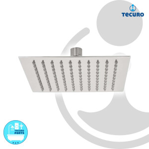 tecuro Antikalk Kopfbrause Regenbrause 250 x 250 mm,...