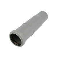 HT Langmuffe Ø 50 mm x 225 mm (L² 170 mm), mit einseitiger Steckmuffe