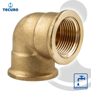 tecuro Winkel 90° beidseitig Innengewinde Rp 1 1/4...