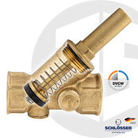JS Schrägsitz Rückschlagventil - Rückflussverhinderer Rp 3/4 (DN 20) DVGW Typ 1325 - Muffenanschluss