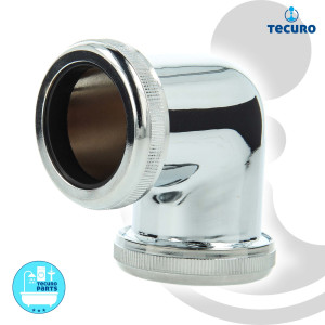 tecuro Winkel/Kupplung zum Verbinden von Ø 32 mm Siphonrohren Tauchrohren