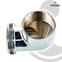 tecuro Ablaufwinkel 90 ° - 1 1/4 Zoll x Ø 32 mm Überwurfmutter