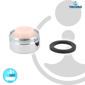 tecuro SPAR-Mischdüse-Strahlregler Luftsprudler 4,0 L/min - M24x1 IG verchromt