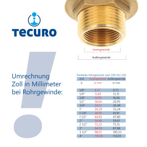 tecuro Flexschlauch Panzerschlauch IG mit Bogen 90° x AG - für Sanitär & Heizung - Made in Germany