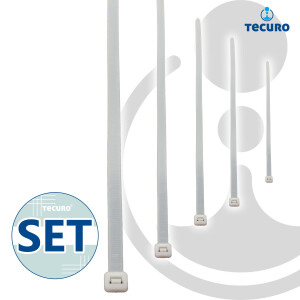 tecuro Kabelbinder 2,5 x 100 mm, VPE 100 Stück,...